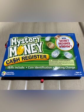 Mystery Money Cash Register Learning Toy